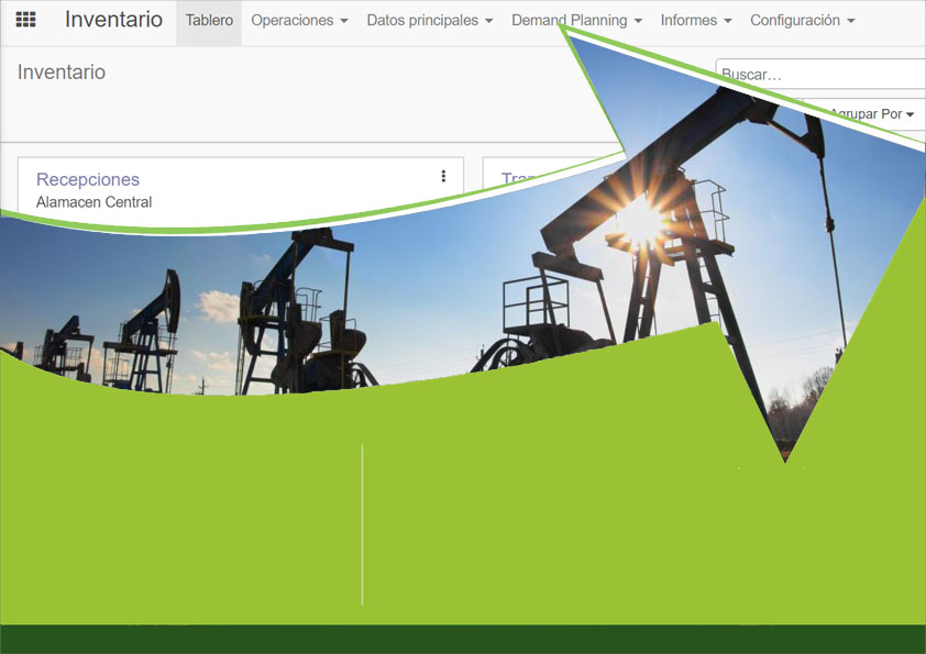 Imagen de Odoo y bloque de texto